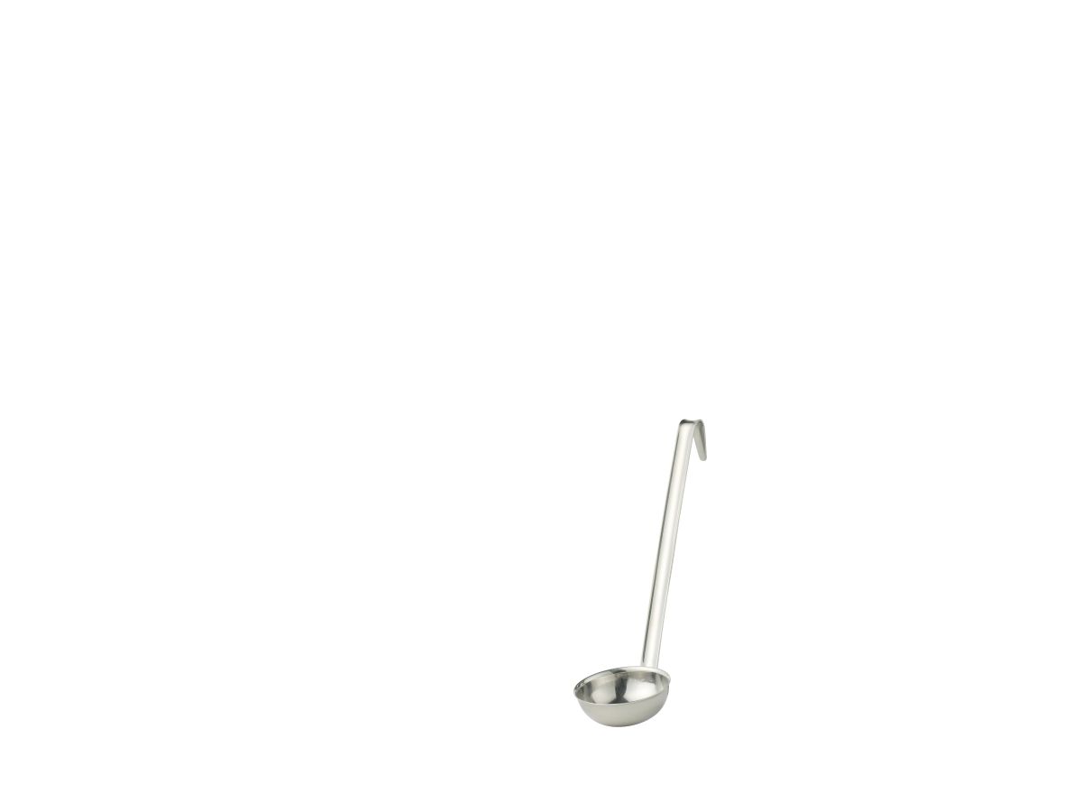 Dressing- og suppeøse 11 cm. 30 ml. rustfrit stål