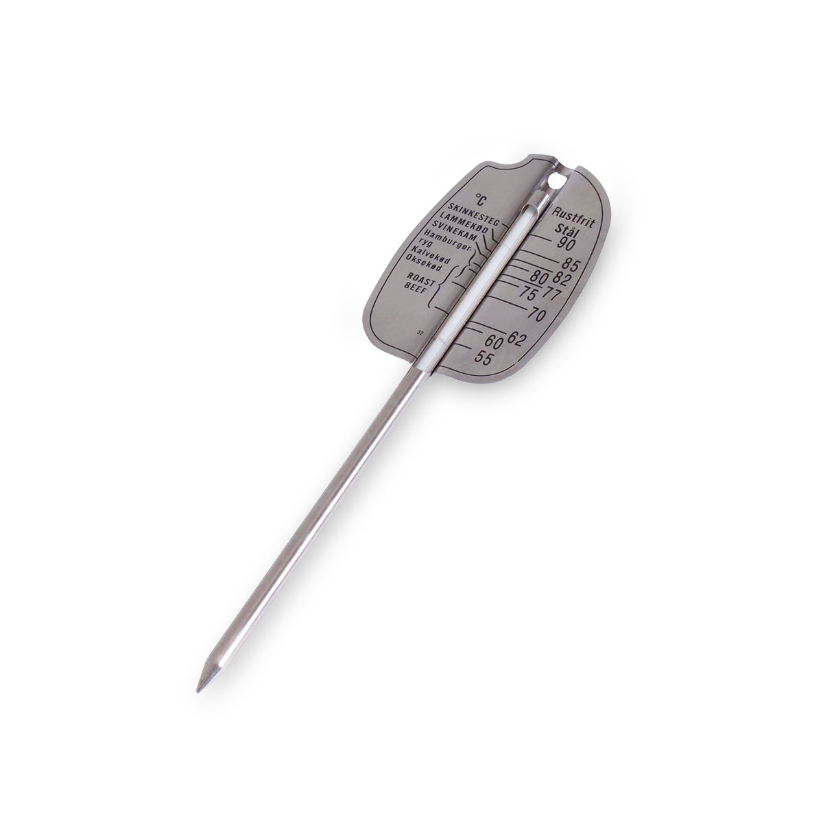 Royal Stegetermometer, fladt