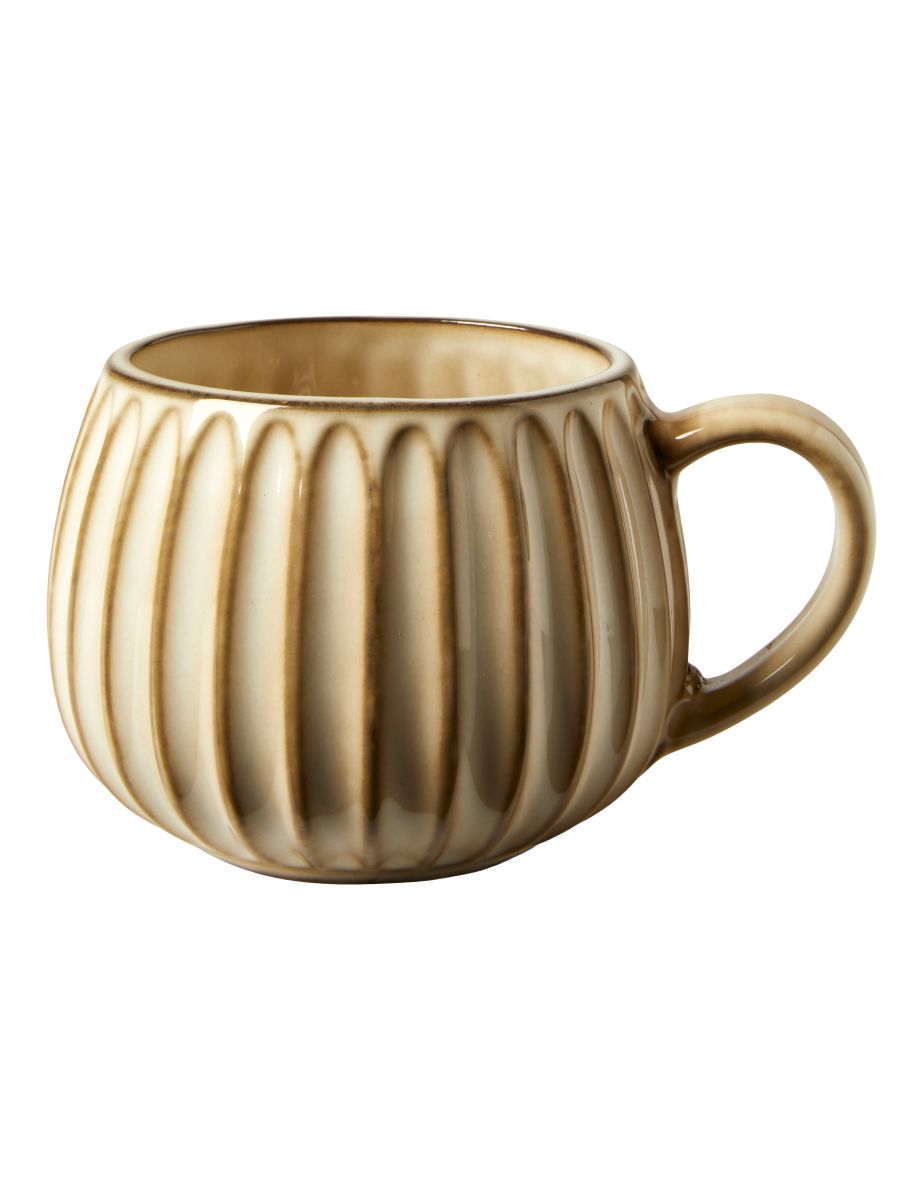 Krus Strib 360 ml. stentøj - sand
