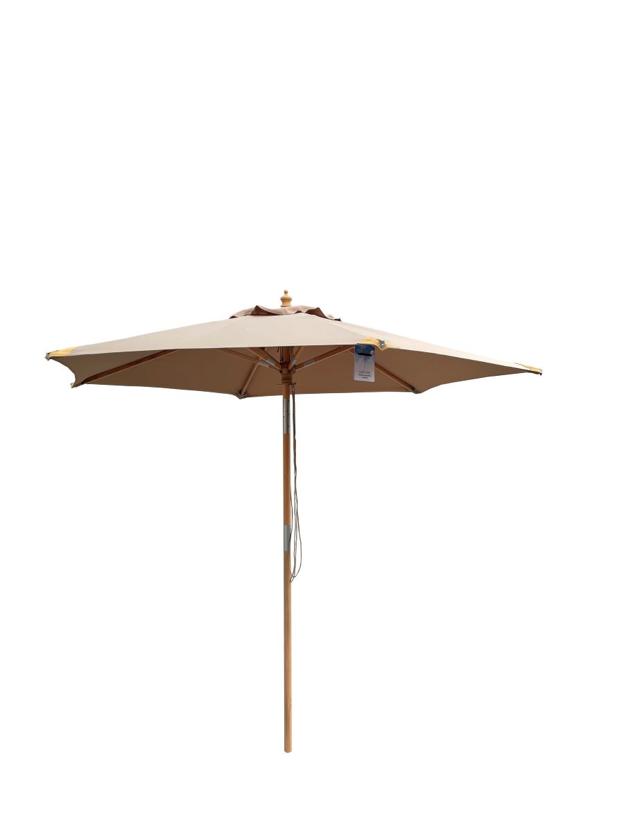 Geneve parasol Ø 2,5 m. 2-delt - cappuccino NR 50