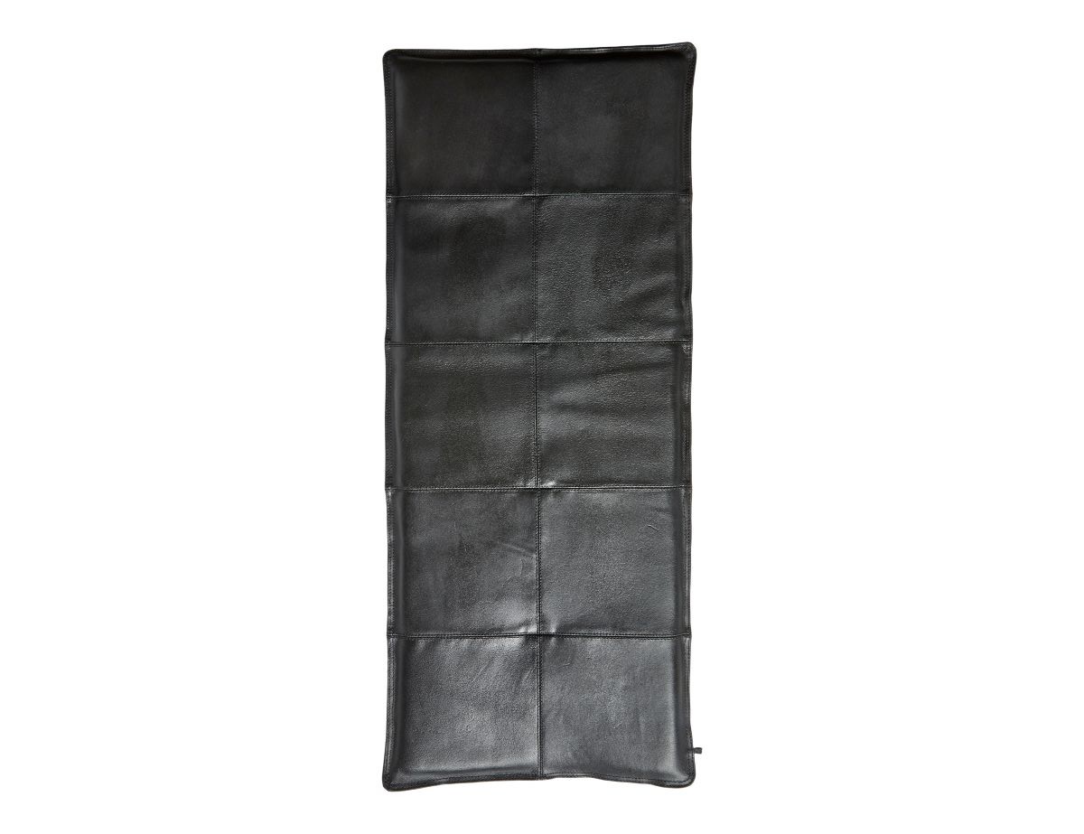 Da'core Bænkhynde i bøffellæder 90x35 cm. sort
