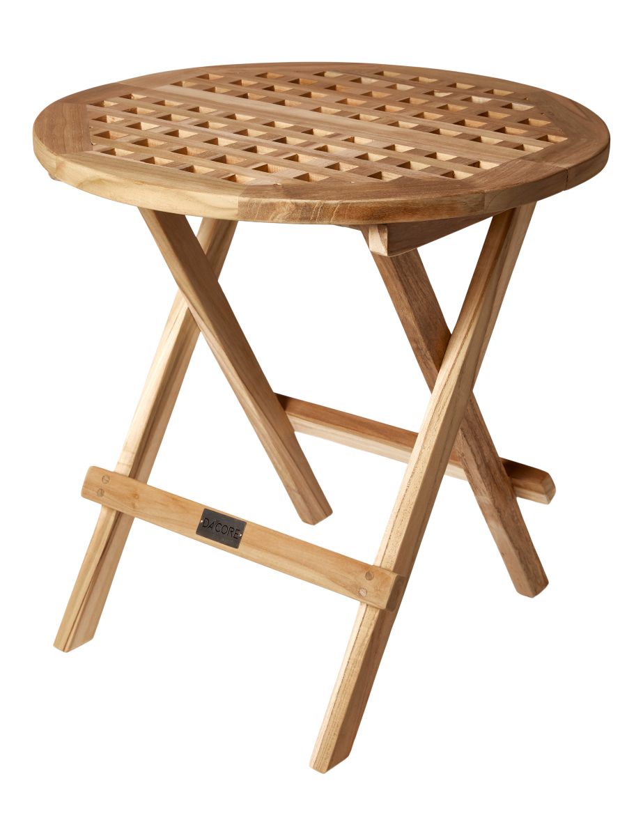 Houston Rist Klapbord Ø50 cm teak natur