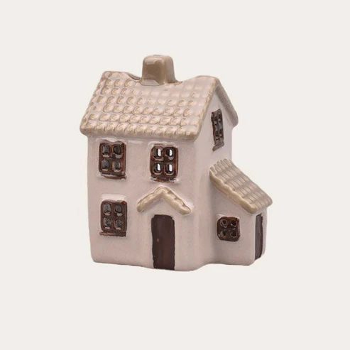 Lyshus Keramik H10xB8xD6 cm. creme