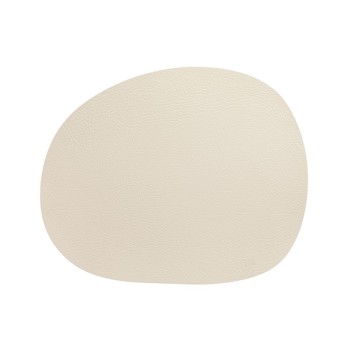 Raw Buffalo læder dækkeserviet beige