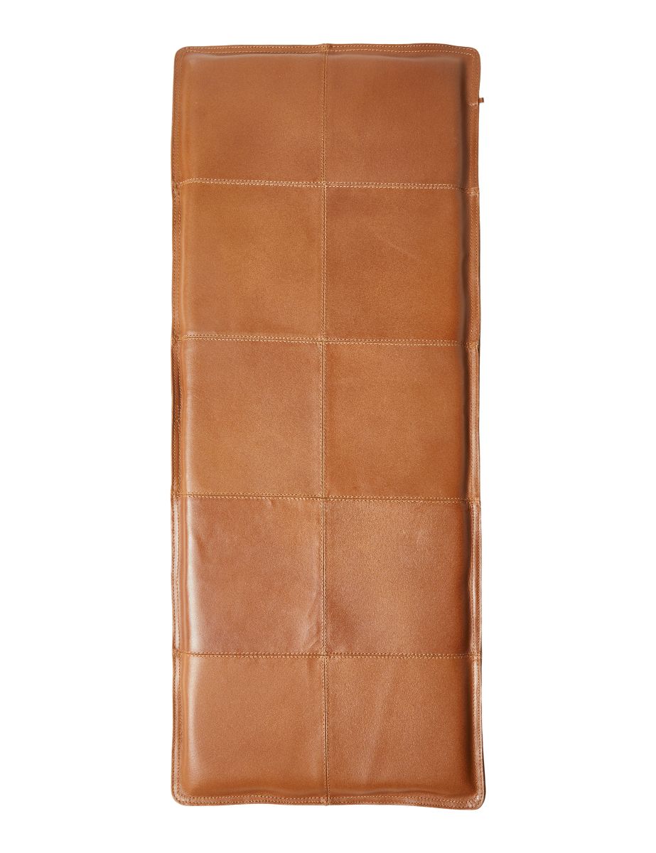 Da'core Bænkhynde i bøffellæder 90x35 cm. cognac