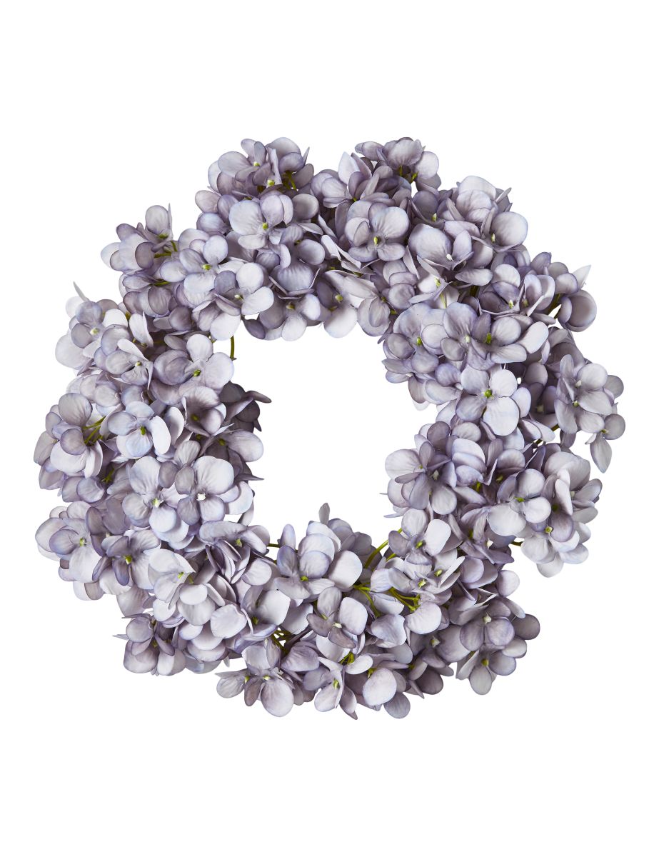 Hortensia Krans Ø 30 cm lilla