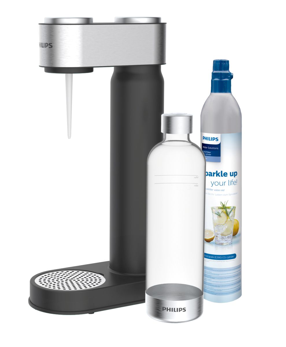 Philips GoZero Sodavandsmaskine inklusiv kulsyrepatron