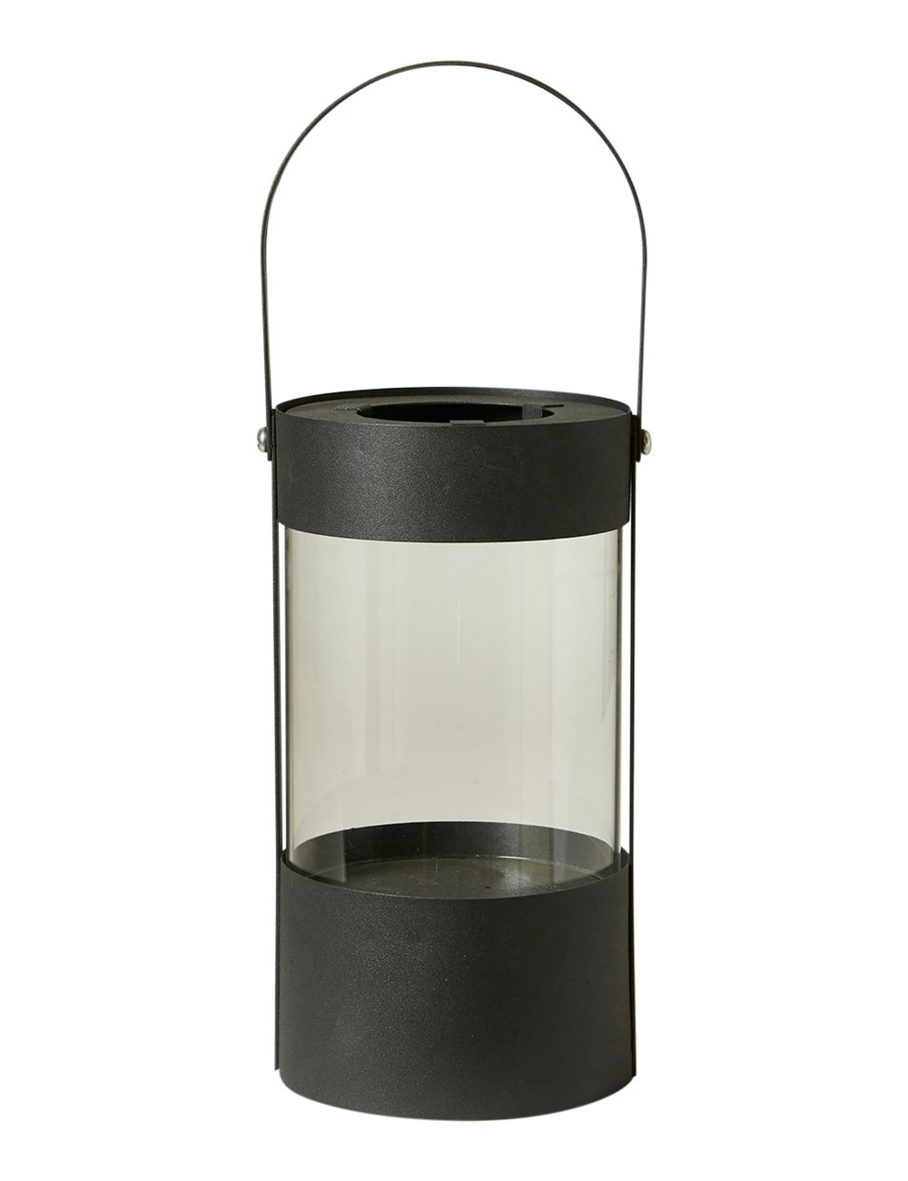 Lanterne 28 cm. - sort