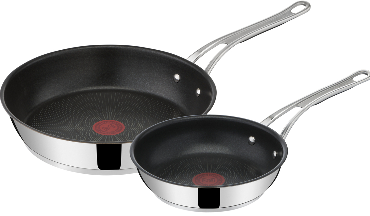 Tefal Jamie Oliver Cook´s Classic pandesæt 20 og 28 cm med non-stick.