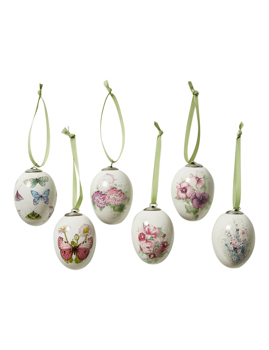 Påskeæg hænge 7 cm assorteret