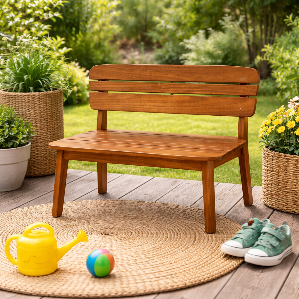 Tokyo børnebænk 64x37x57 cm akacietræ