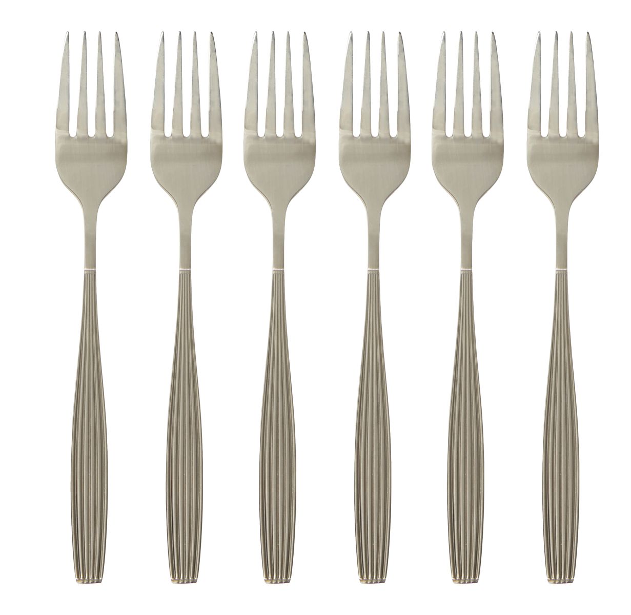 Frederiksholm Kagegafler 6 styk Rustfrit stål