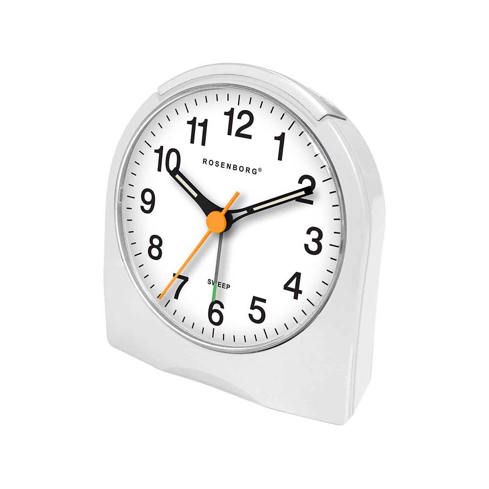 Rosenborg vækkeur Sweep hvid