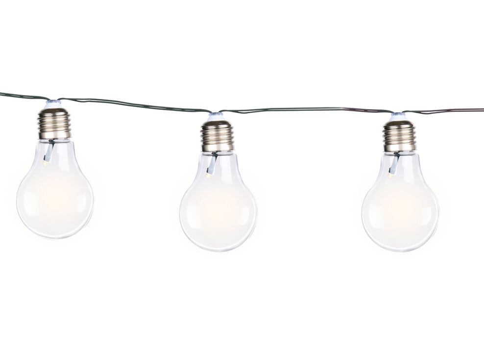 Solar lyskæde med 10 LED lamper