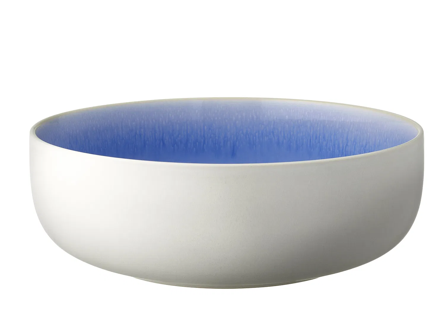 Studio Round North Salatskål Ø 25 cm. hvid/blank lys blå