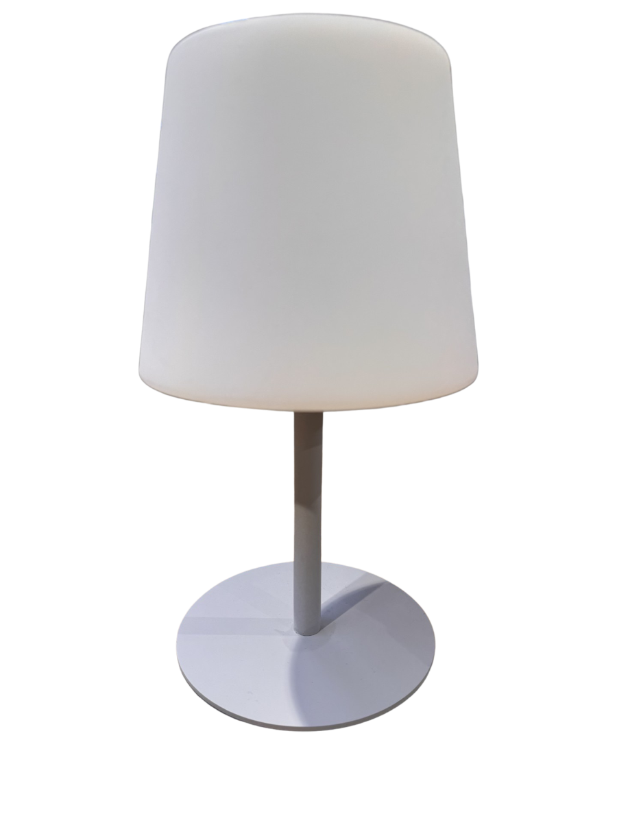 Ude/ Inde Lampe Grå