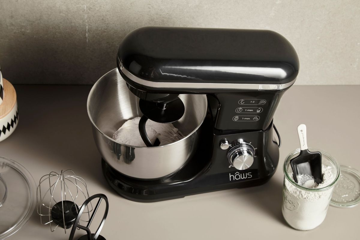 Hâws Køkkenmaskine 5 liter 1200 watt sort
