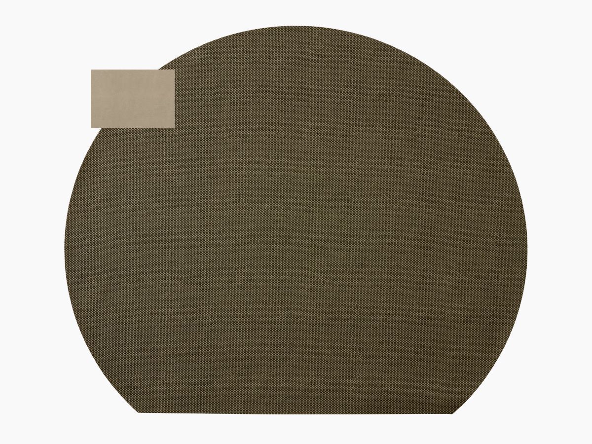 Dækkeserviet 36x43 cm. 4 stk. grøn/sand