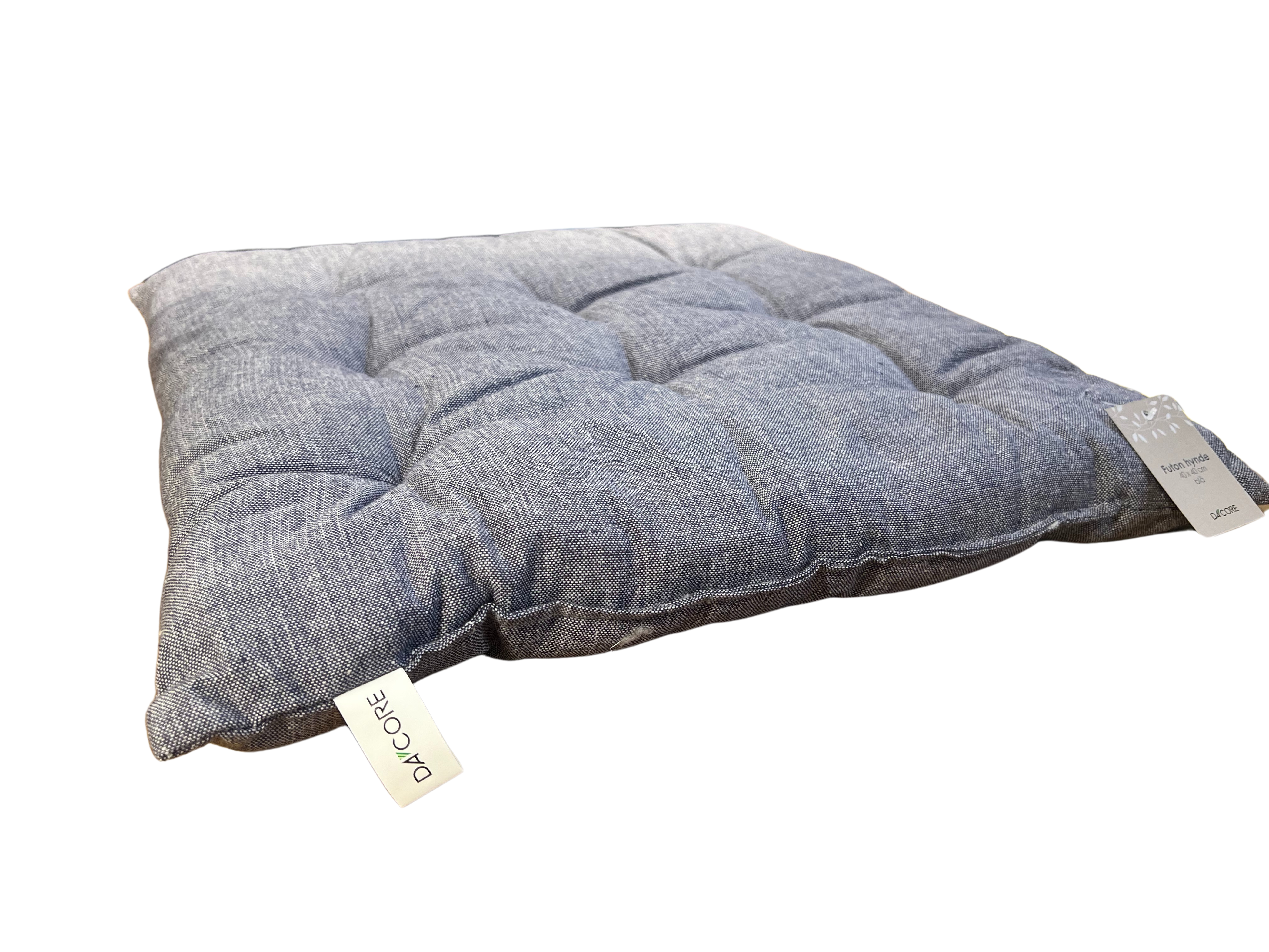Futon pude 40x40 blå