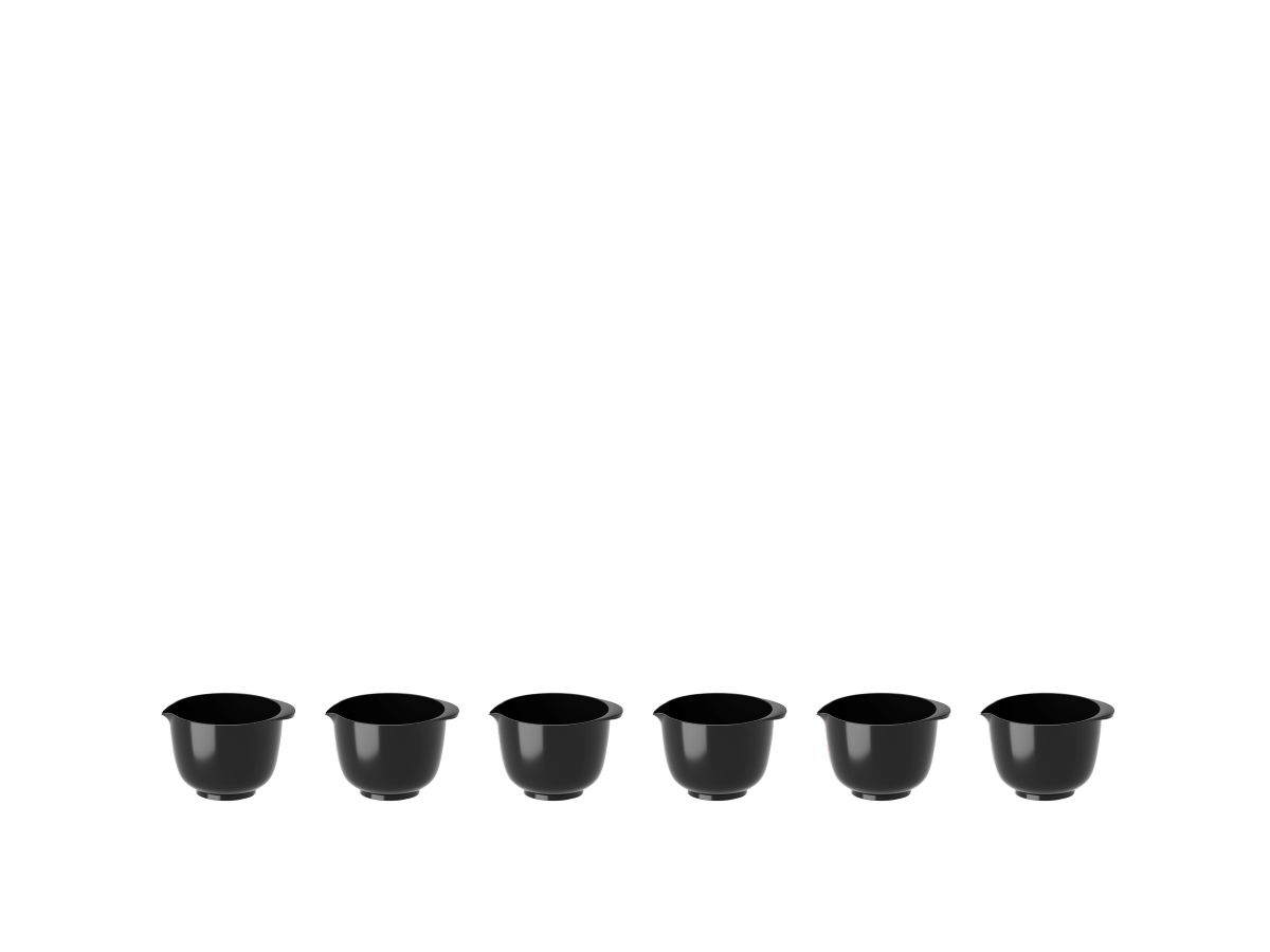 Margrethe miniskål 25 ml. 6 stk. sort