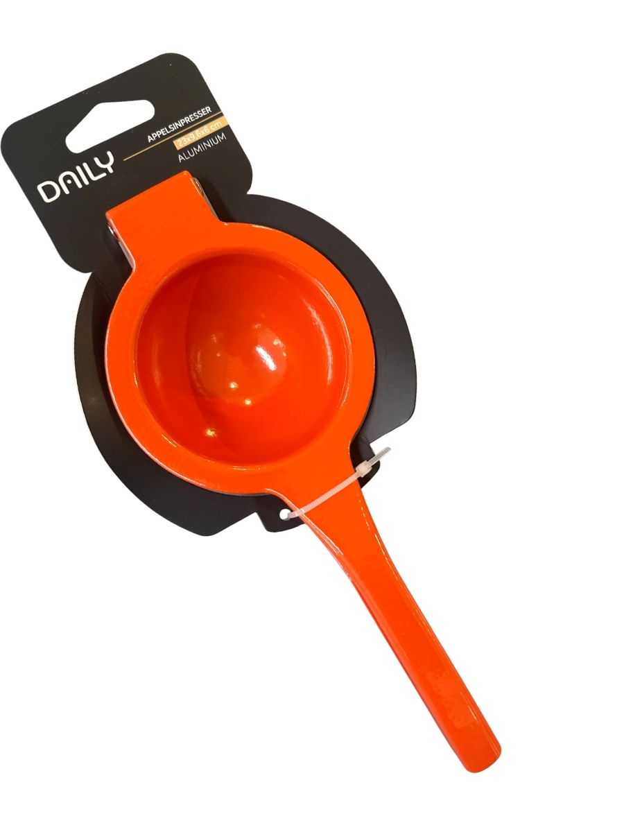 Appelsinpresser aluminium 23,2x9,6x6,5cm orange