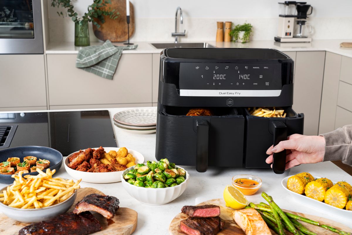 Dual Easy Fry & Grill airfryer 8,3 L sort