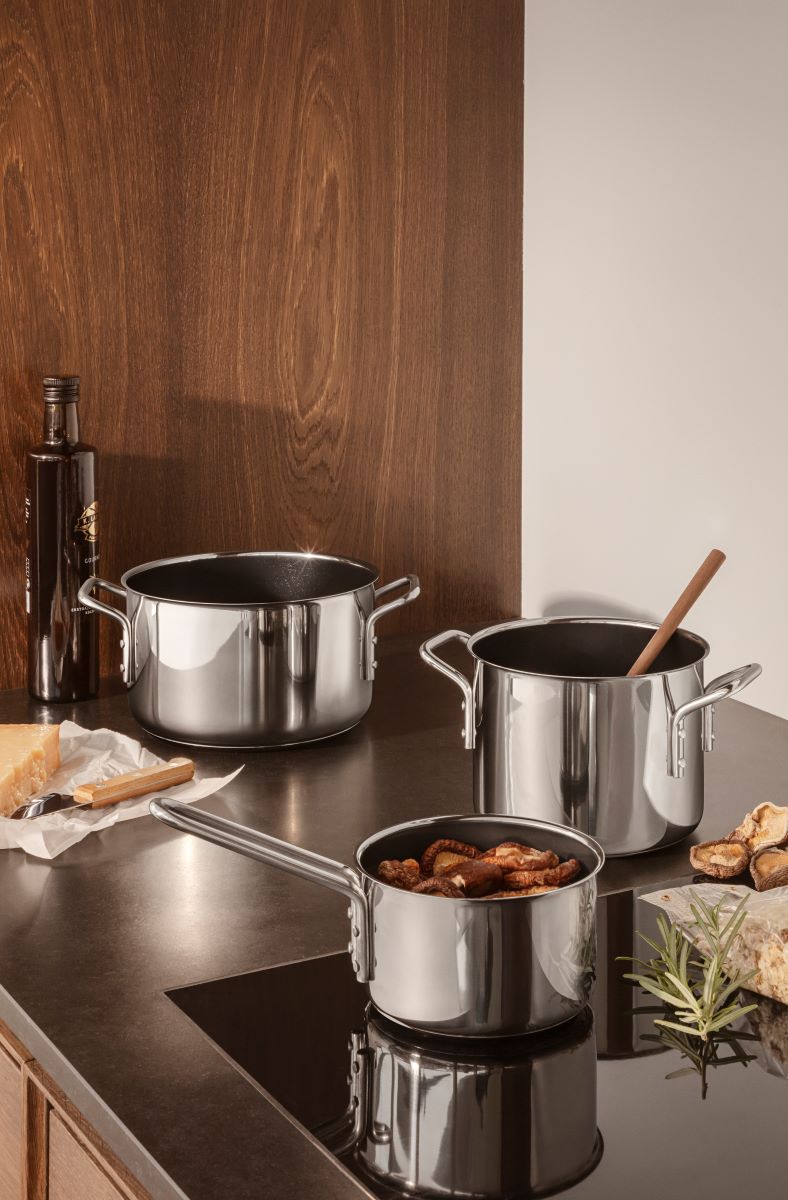 Eva Trio SS Kasserolle 1,1 l keramisk Slip-Let® belægning