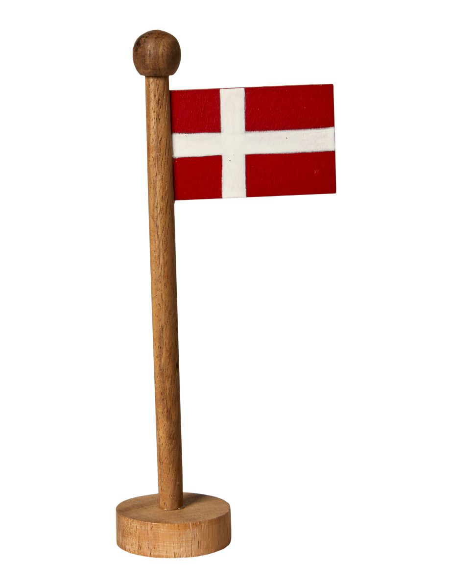 Da'core Bordflag træ H 21 cm. 