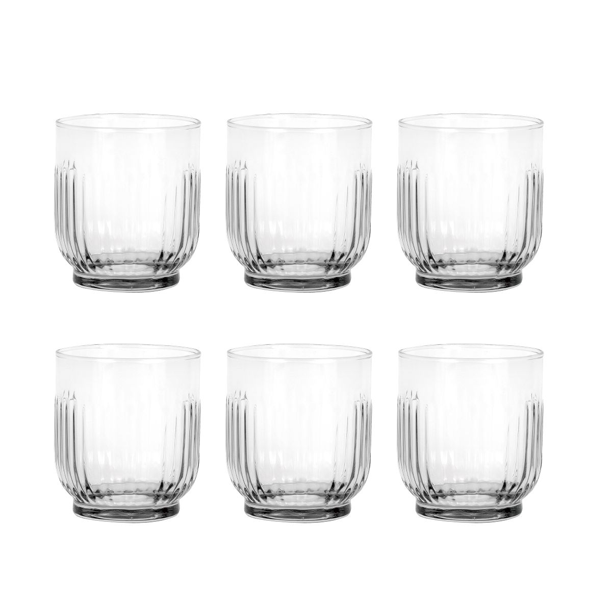 Groovy drikkeglas 6 stk. 33 cl. klar