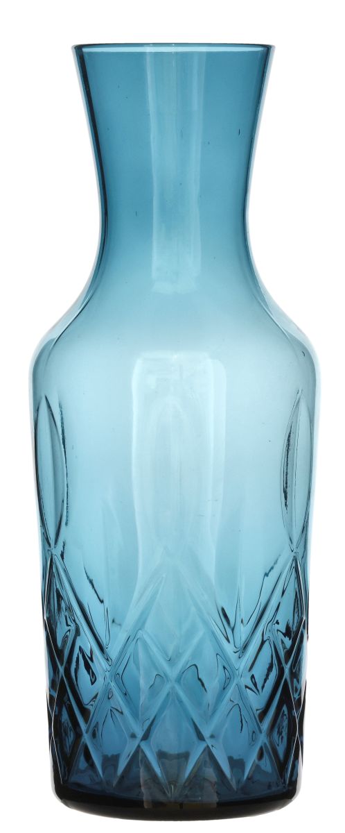 Lyngby Glas Sorrento Vandkaraffel 1 liter blå