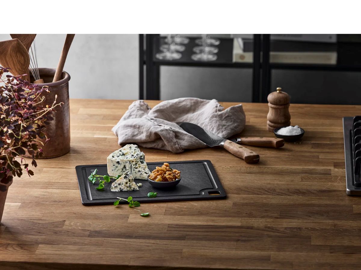 Pillivuyt Gourmet Ellé Skærebræt 29,8x23,5x0,6 cm. sort