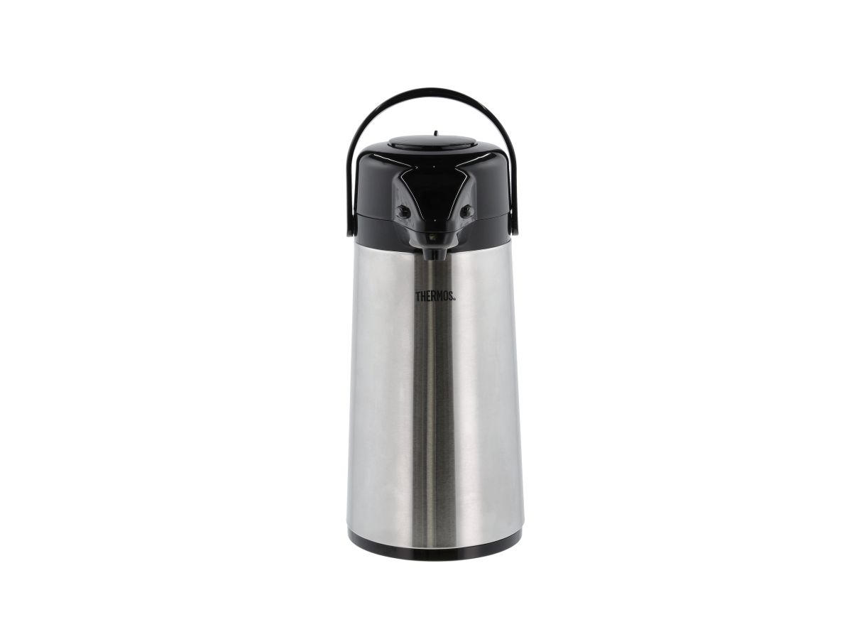 Thermos termokande med pumpe 1,9 ltr. Stål/Sort