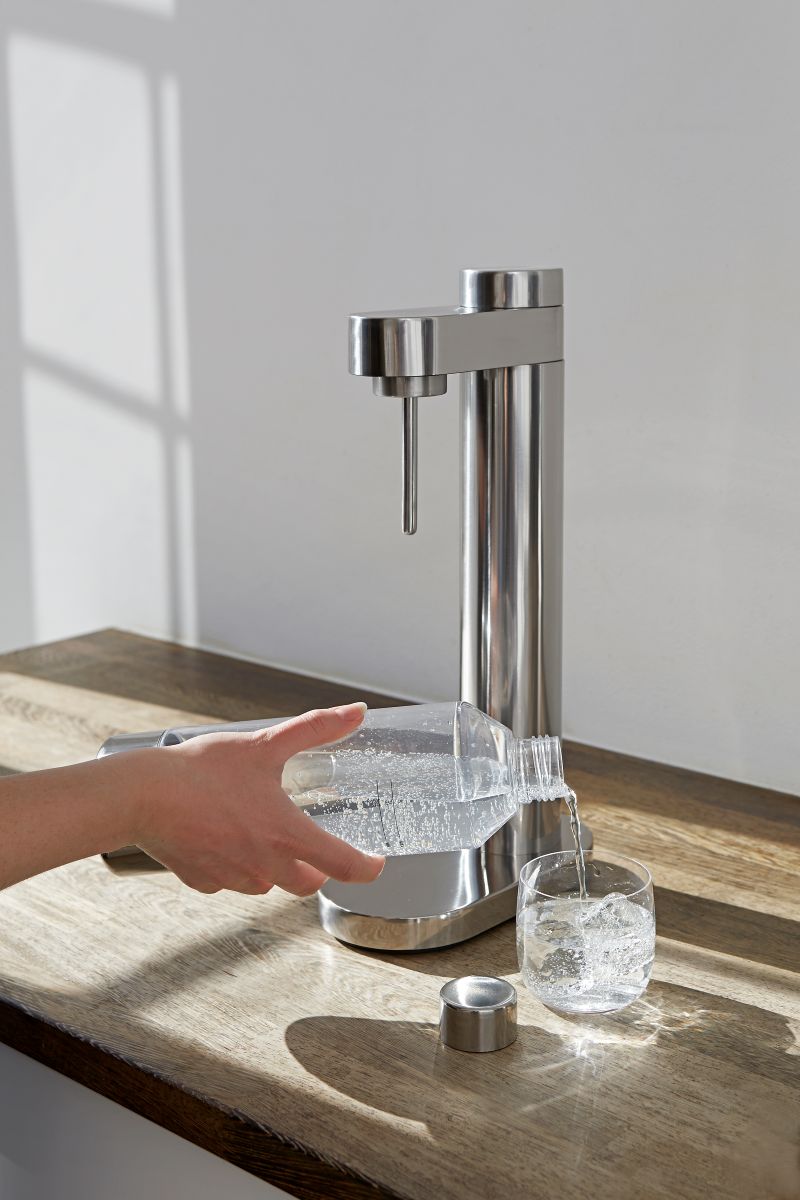 Stelton BRUS Sodavandsmaskine stål