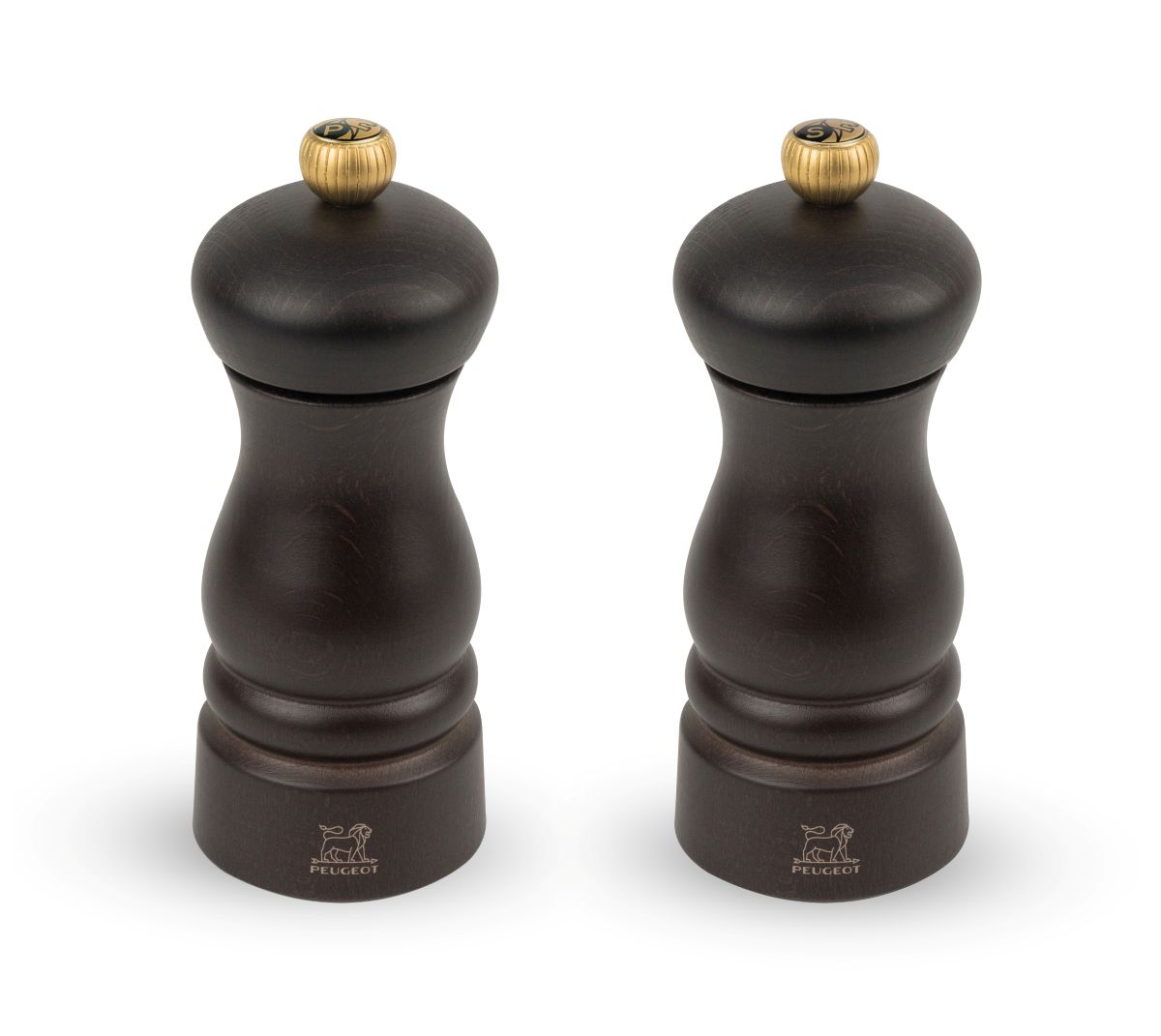 Salt- og peberkværnsæt Clermont 13 cm chokolade