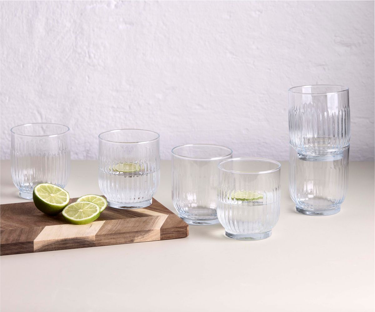 Groovy drikkeglas 6 stk. 33 cl. klar