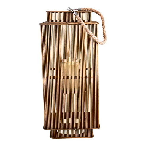 Lanterne i bambus 52x23 cm. natur