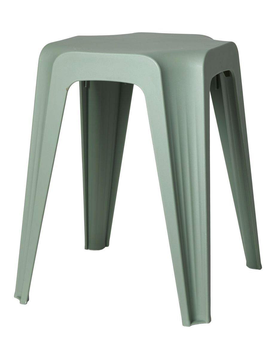 Joe Skammel/sidebord i plast H 46 cm. støvgrøn