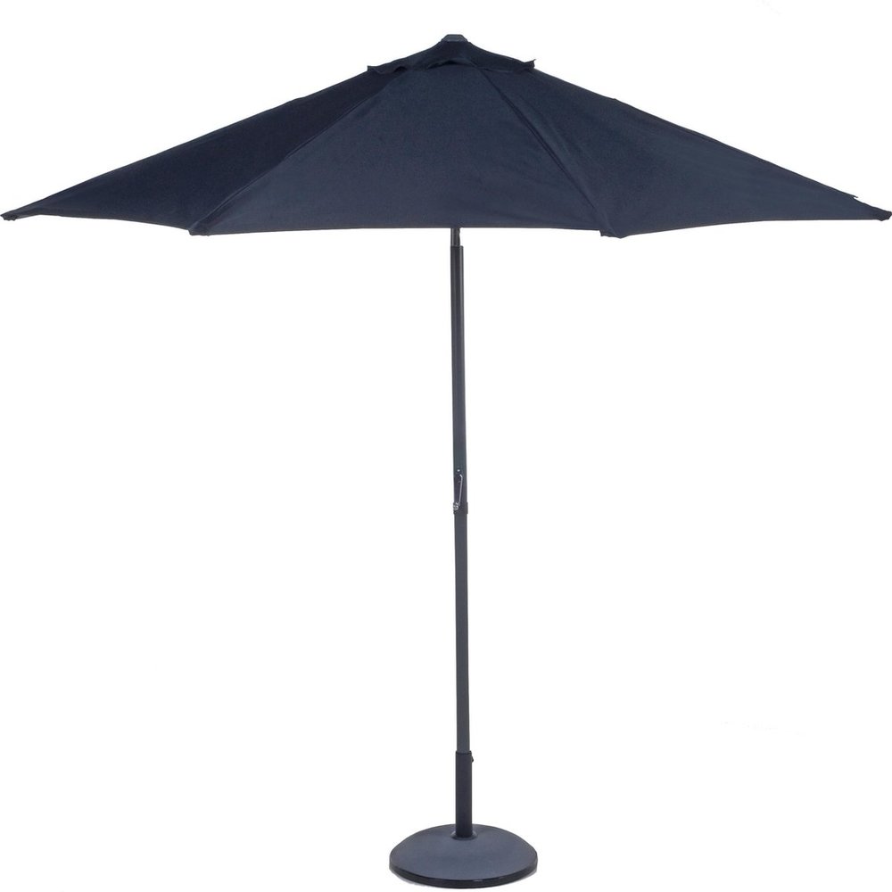 Parasol Ø 3 M med hejs sort