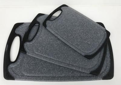 Conzept Skærebræt sæt med 3 stk. sort/grå