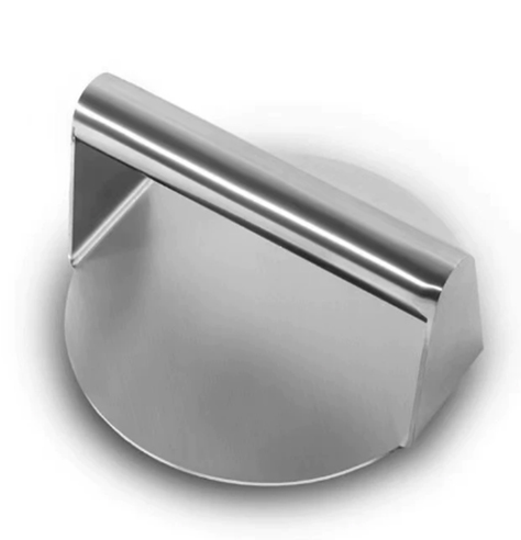 Smash burger rustfrit stål 14x7,7cm