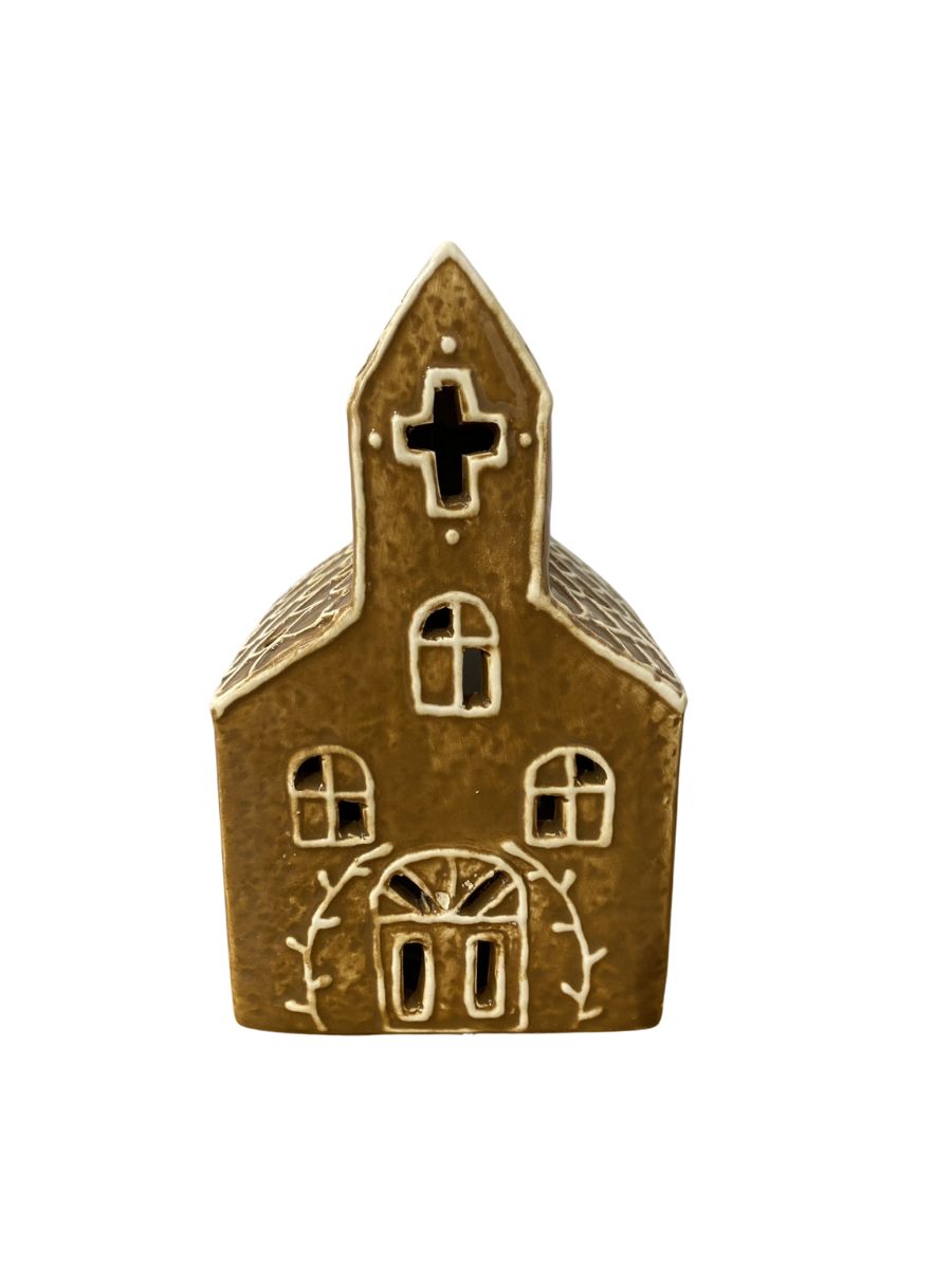 Lyshus Keramik H16,2xB9,6xD9,6 cm brun