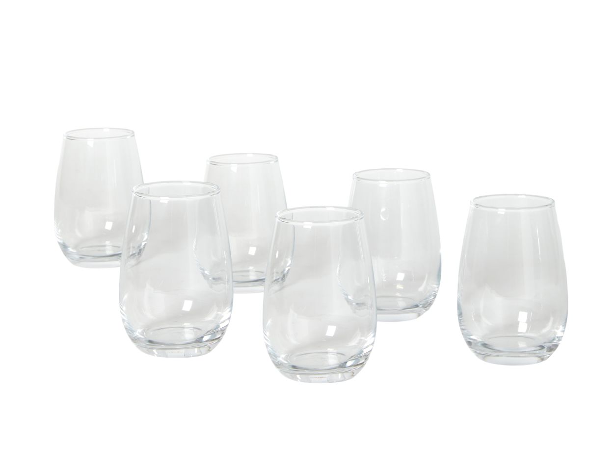 Da'core Vandglas 37 cl. Ø 7,5x9 cm. glas klar 6 stk.