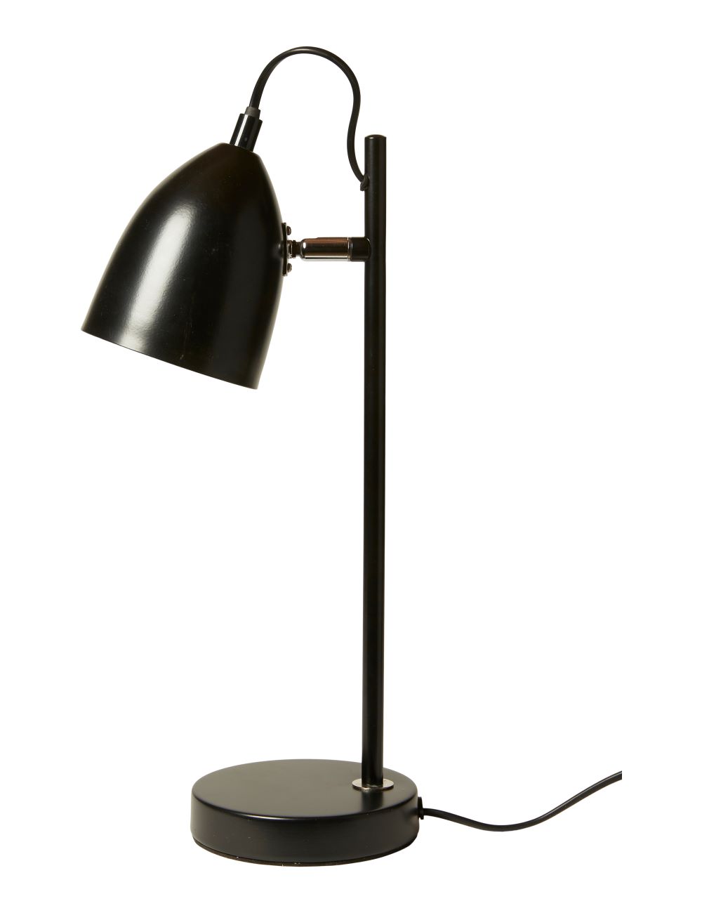 Bordlampe H 37 cm. sort