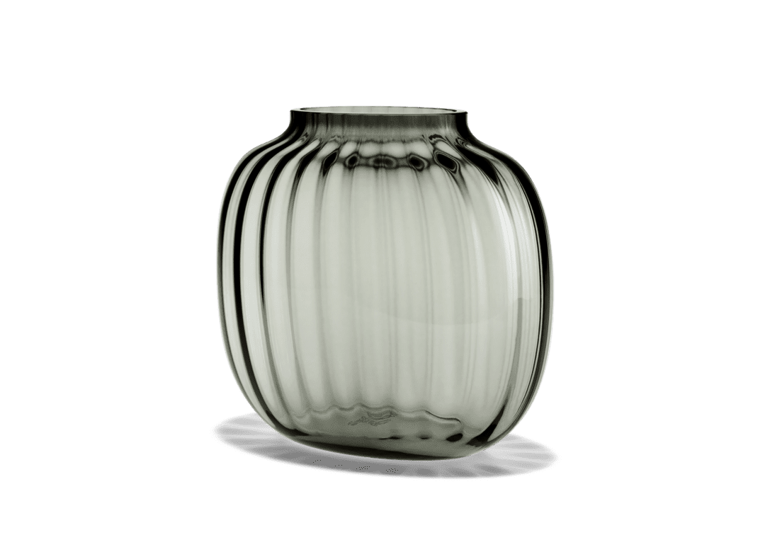 Ho H17.5 Oval Vase Smoke Primu