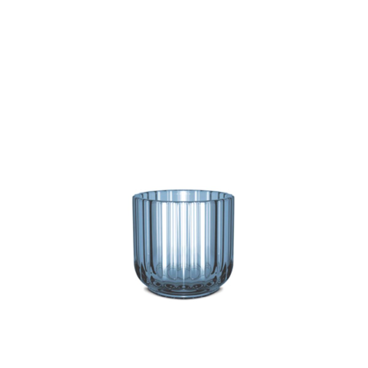 Lyngby Stagen 6,5 cm Blå Glas