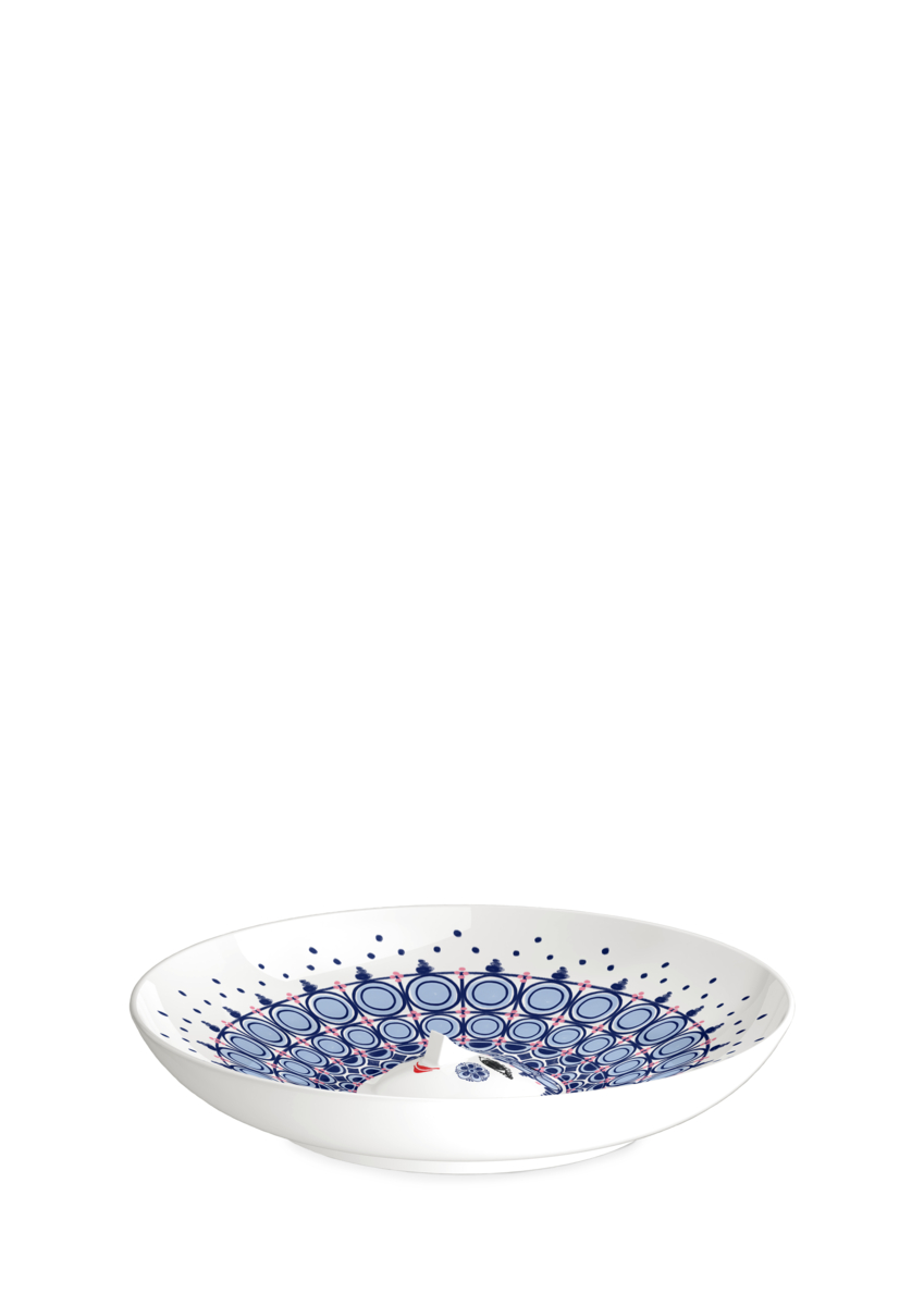 Bjørn Wiinblad Olga bordfad Ø33cm blå Bjørn Wiinblad Olga bordfad Ø33cm blå