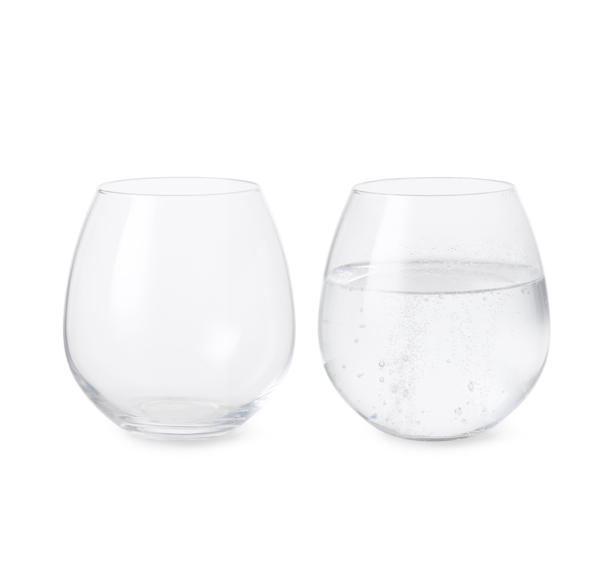 Premium Vandglas 52 cl klar 2 stk.