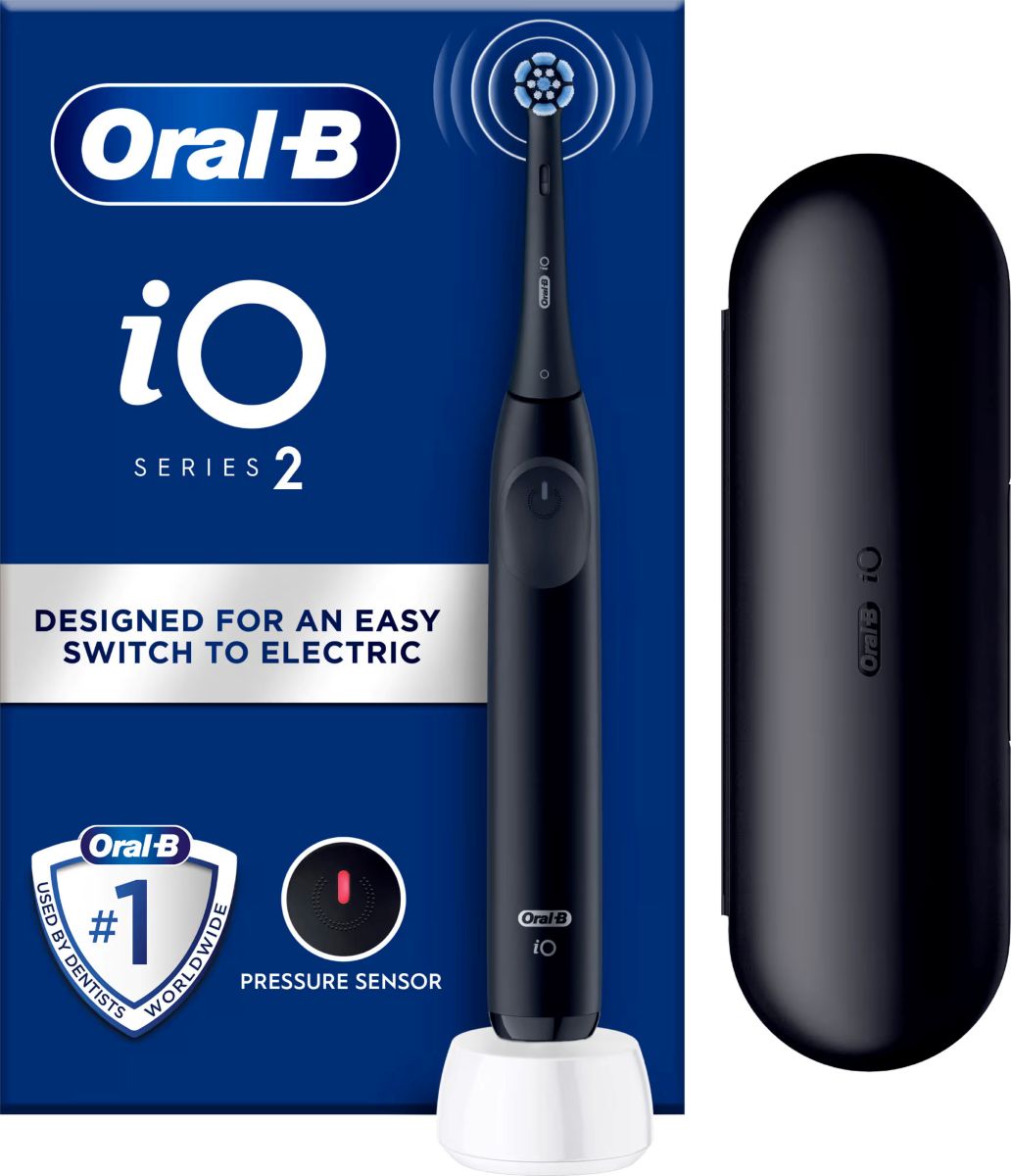 Oral-B iO2 tandbørste med rejseetui sort