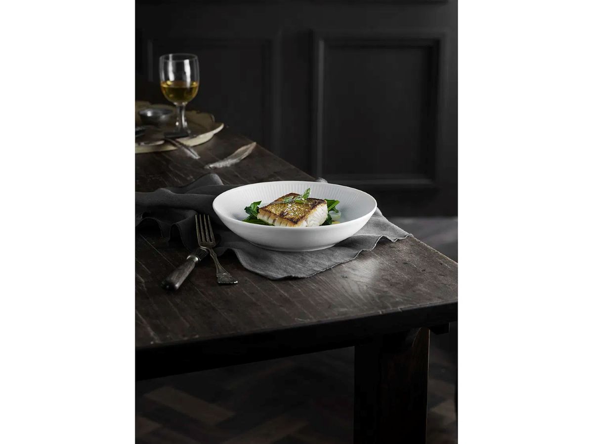 Plissé Pastaskål 20 cm.