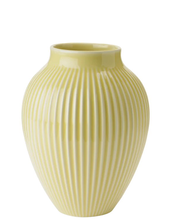 Knabstrup Vase Lys Gul 20 cm
